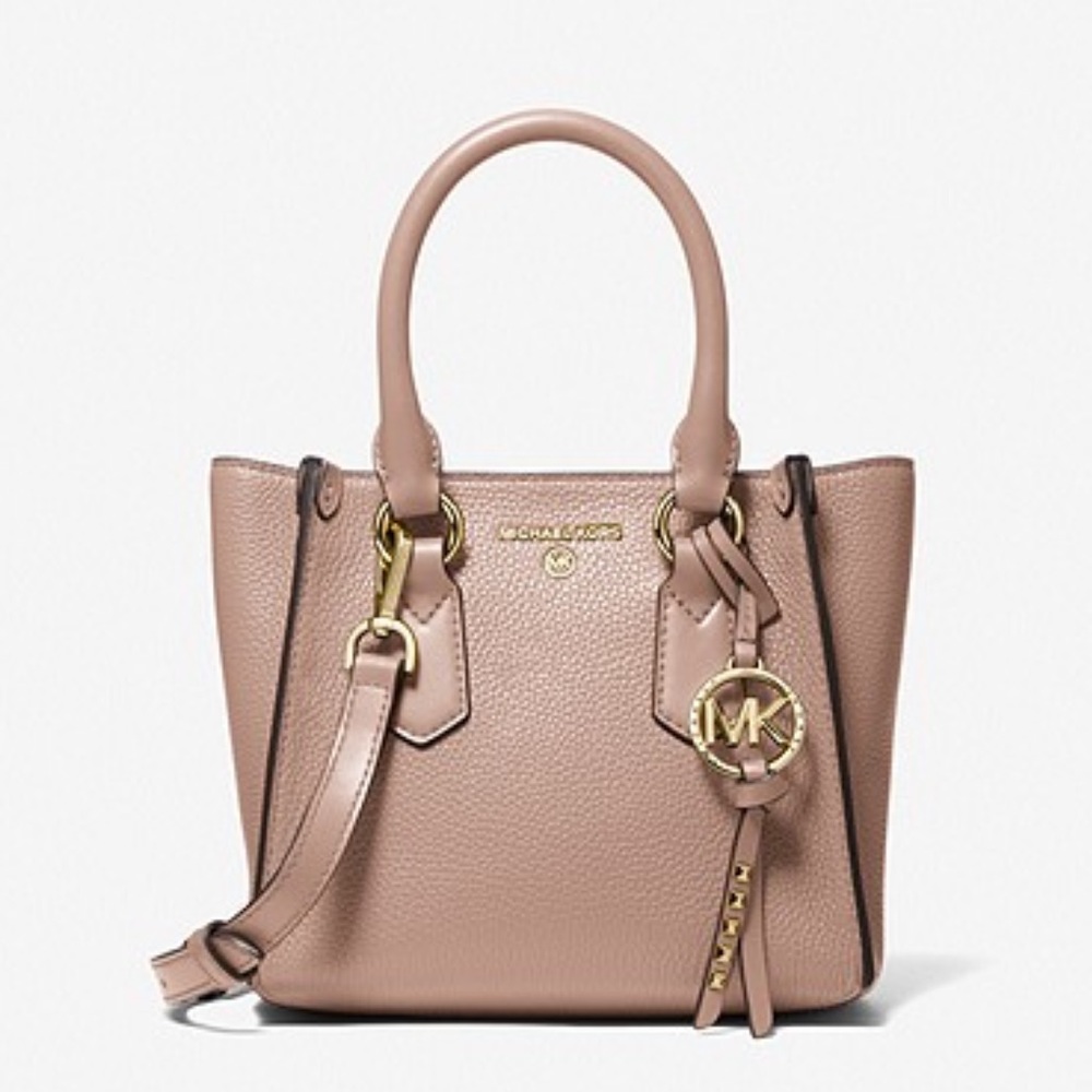 RELISTING✨MICHAEL MICHAEL KORS
Kris Small Pebbled Leather Satchel - Picture 1 of 5